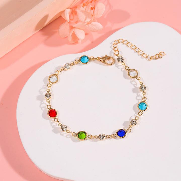 Elegante mit Kristallen verzierte Armband Karnz