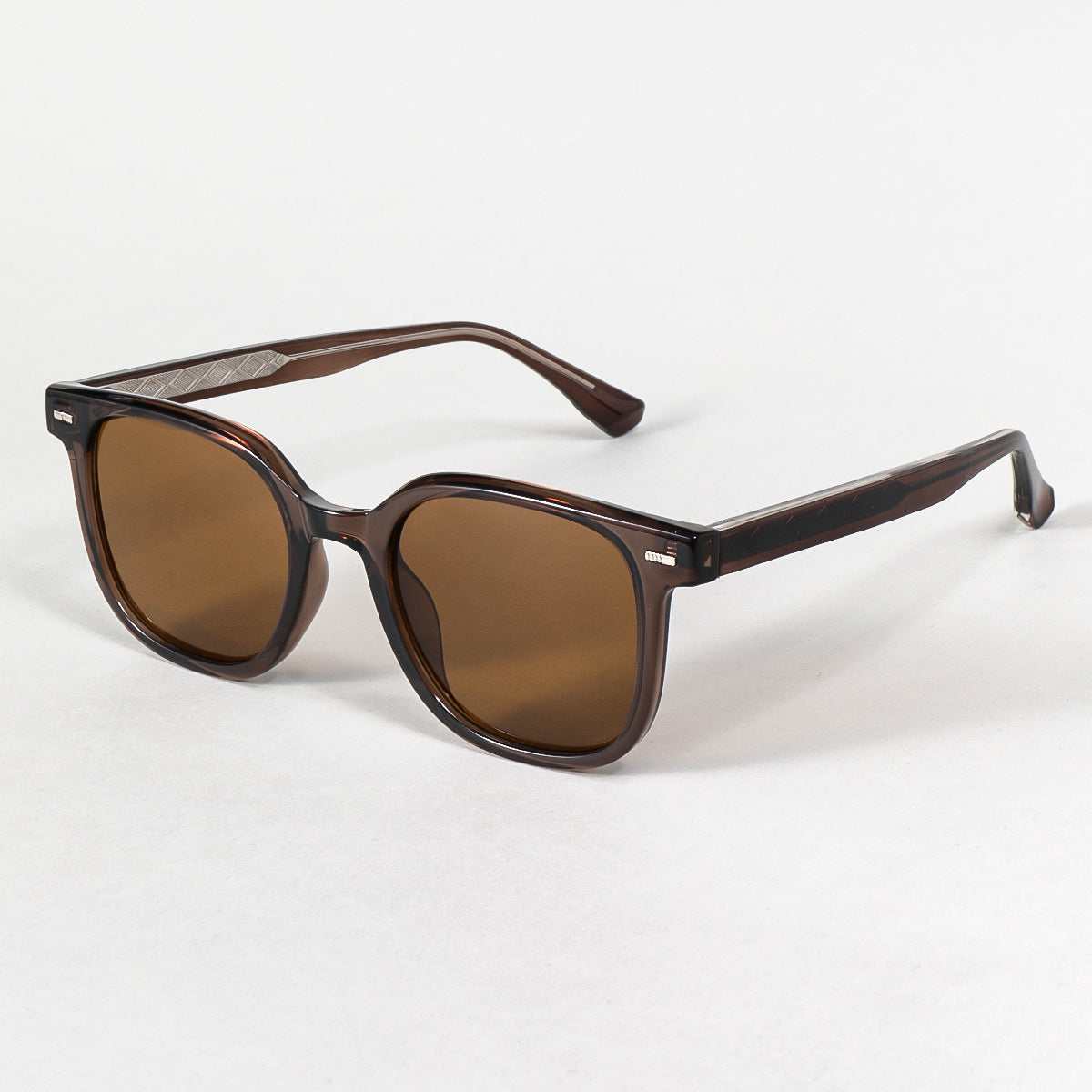 Damen modische Sonnenbrille mit markantem rechteckigen Rahmen und UV-Schutz Karnz