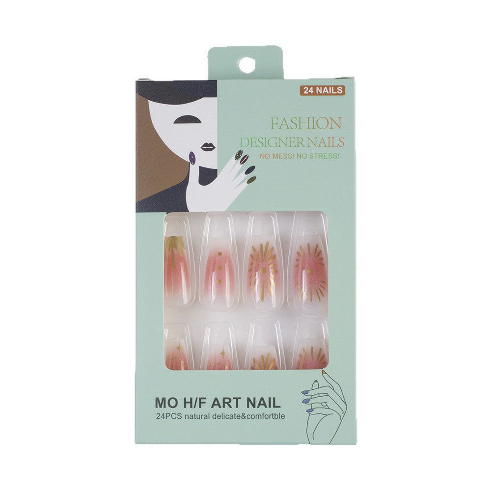 Kunstnägel mit filigranem Blumendesign Karnz
