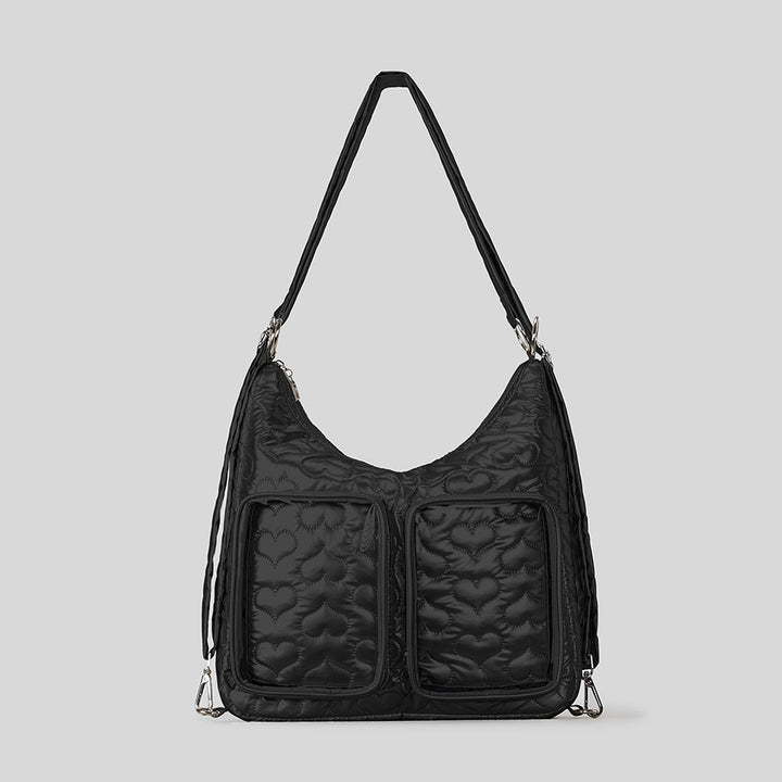 Gestepptes Herzmuster-Handtasche