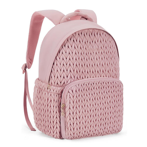 Modischer Rucksack mit Geflochtener Struktur Karnz