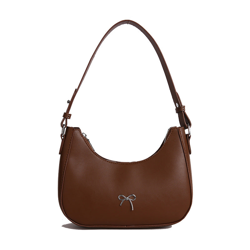Stylische Bow Detail Schultertasche Karnz