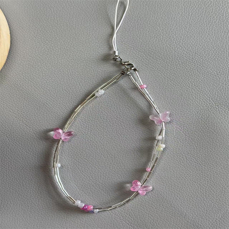 Dekorativer Schmetterlings Charm Brillenband Karnz