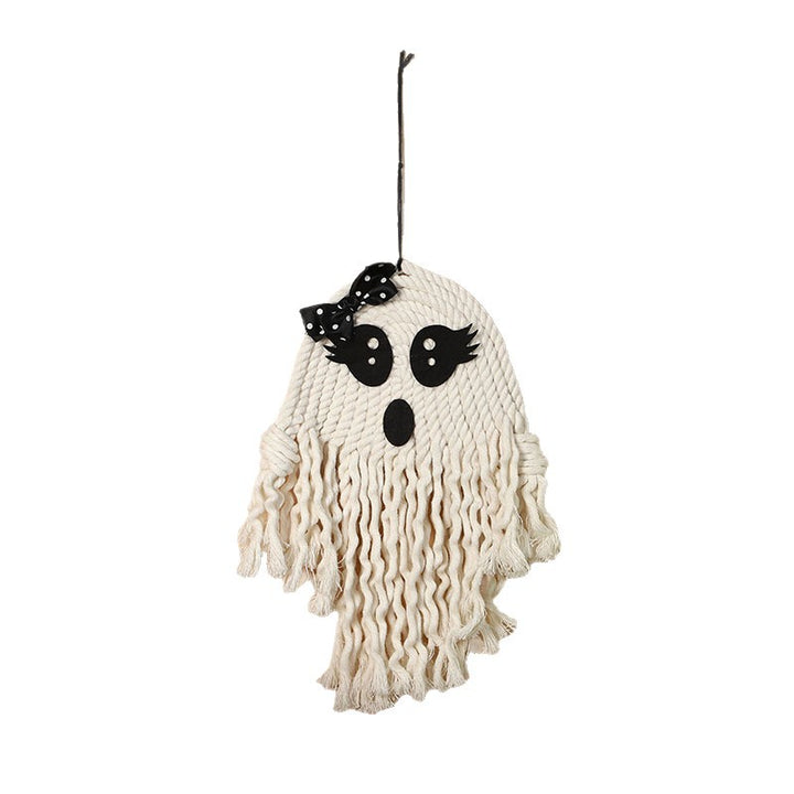 Ornamentale Makramee Wandbehang Karnz