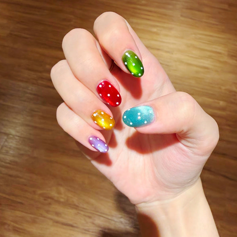 Künstlerisches Ombre Glitter Nagelkunst Set Karnz