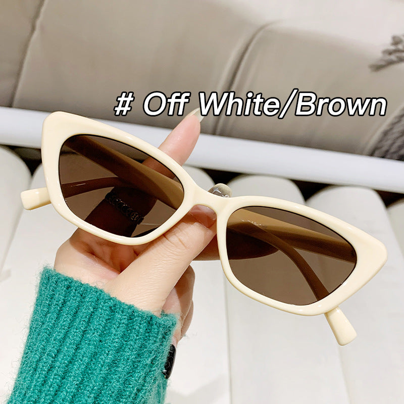 Damen Cat-Eye Sonnenbrille mit hochwertigem, geometrischem Rahmen Karnz