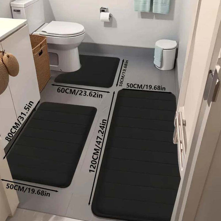 Memory Foam Badezimmer Teppich Set