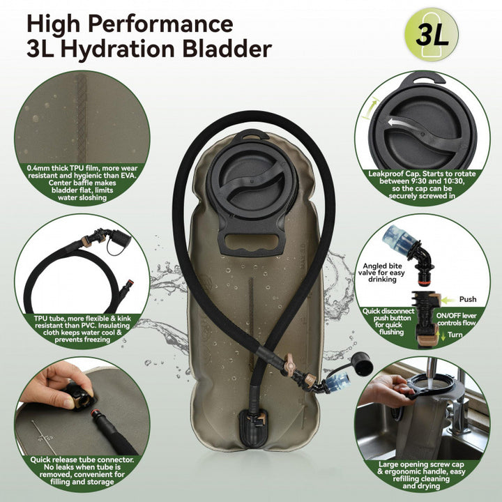Taktischer Trinksystem-Rucksack Karnz