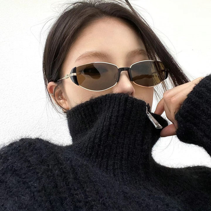 Damen elegante Lesebrille mit metallischem Rahmen Karnz