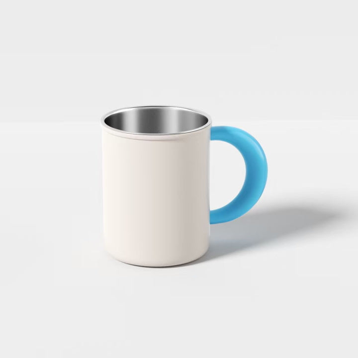 Edelstahl Kaffee- und Teetasse mit Ergonomischem Griff Karnz