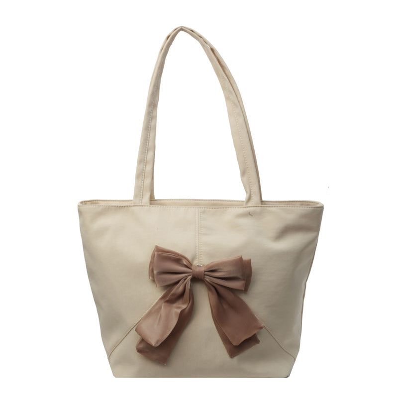 Elegante Bow Detail Tragetasche Karnz