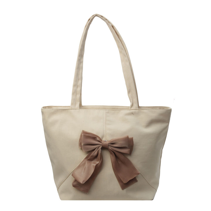 Elegante Bow Detail Tragetasche Karnz