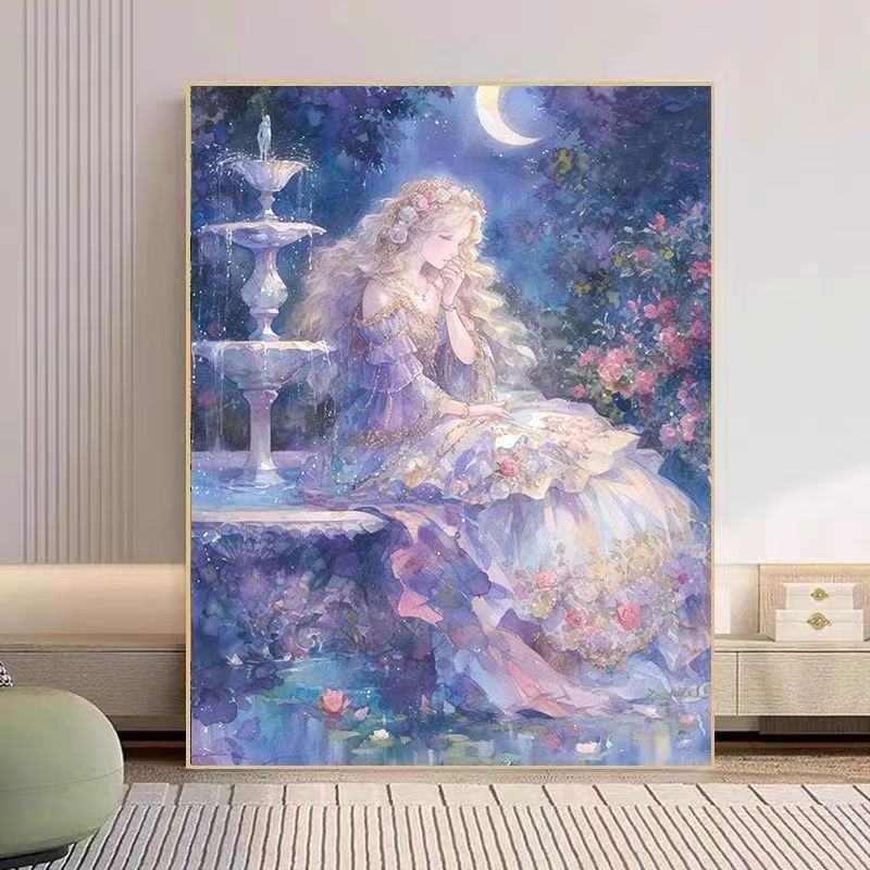 Traumhafte Fantasy-Illustration Wandkunst Karnz