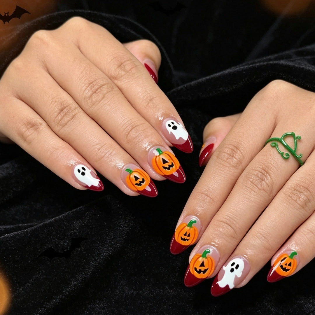 Festliches Halloween-Nail-Art-Design Karnz