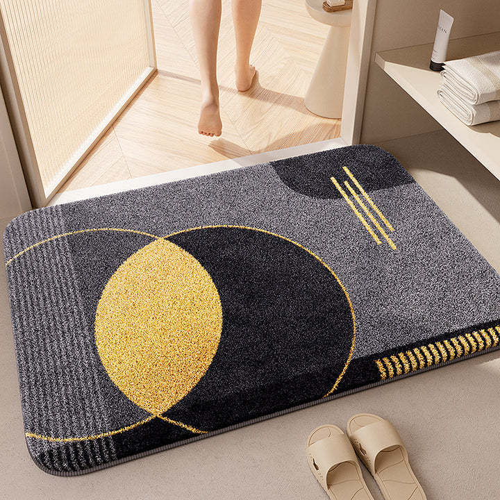 Dekorativer Badteppich