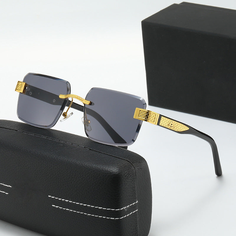 Damen elegante Sonnenbrille mit luxuriösem, glitzerndem Rahmen Karnz