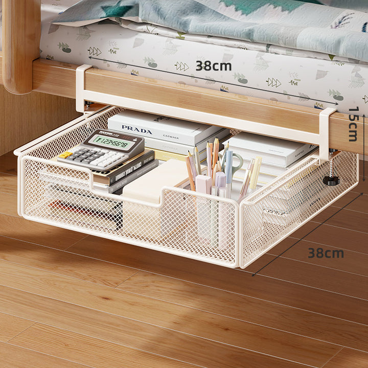 Unterbett ausziehbare atmungsaktive Metallgitter-Aufbewahrungsdrawer mit verstellbarem Clamp