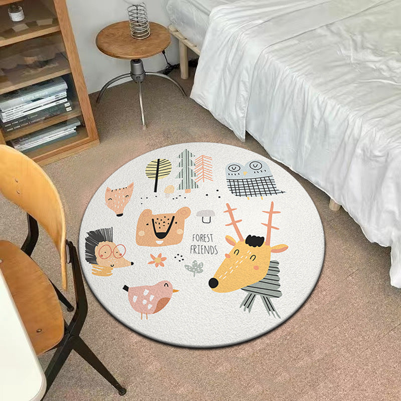Weicher minimalistischer Blumenteppich