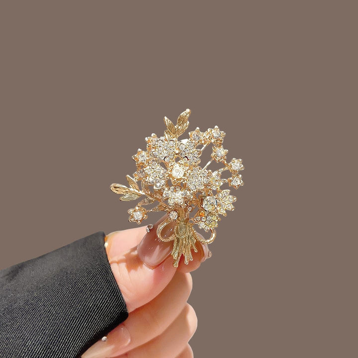 Elegante und Funkelnde Brosche Karnz