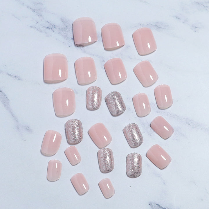 Premium Glänzendes Press-On Nagelset Karnz