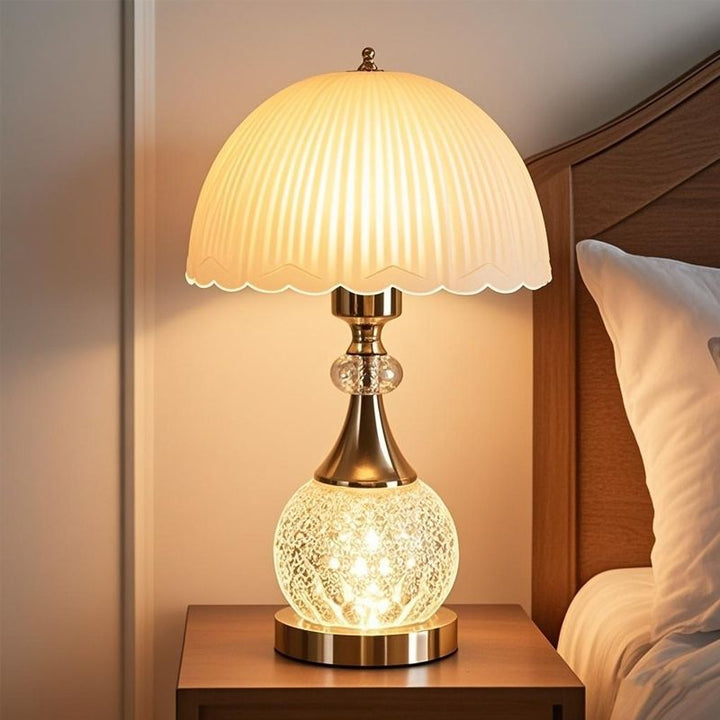 Stylische Kristall-Tischlampe