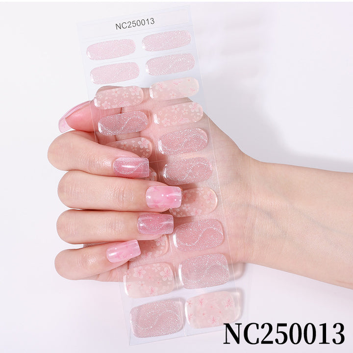 Glitzer-Gel-Nagel-Wraps