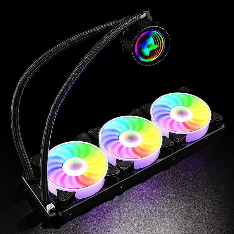RGB Flüssigkeits-CPU-Kühler mit Dual-Lüfter-Technologie Karnz