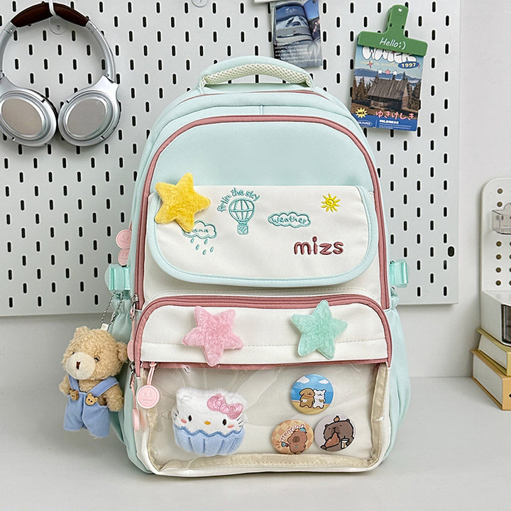 Multi-Taschen Messenger-Bag
