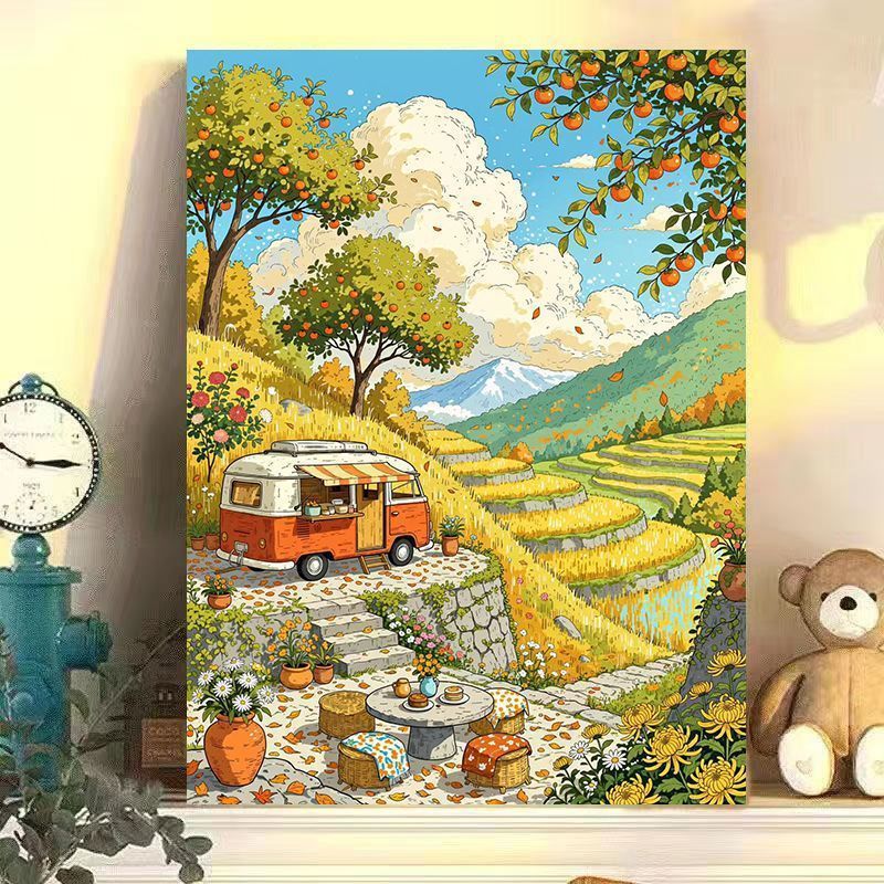 Verzauberte Wald Abenteuer Wandkunst Karnz
