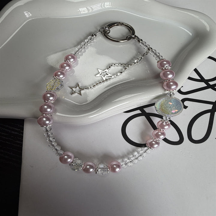 Elegante Perlen Charm Brillenband Karnz