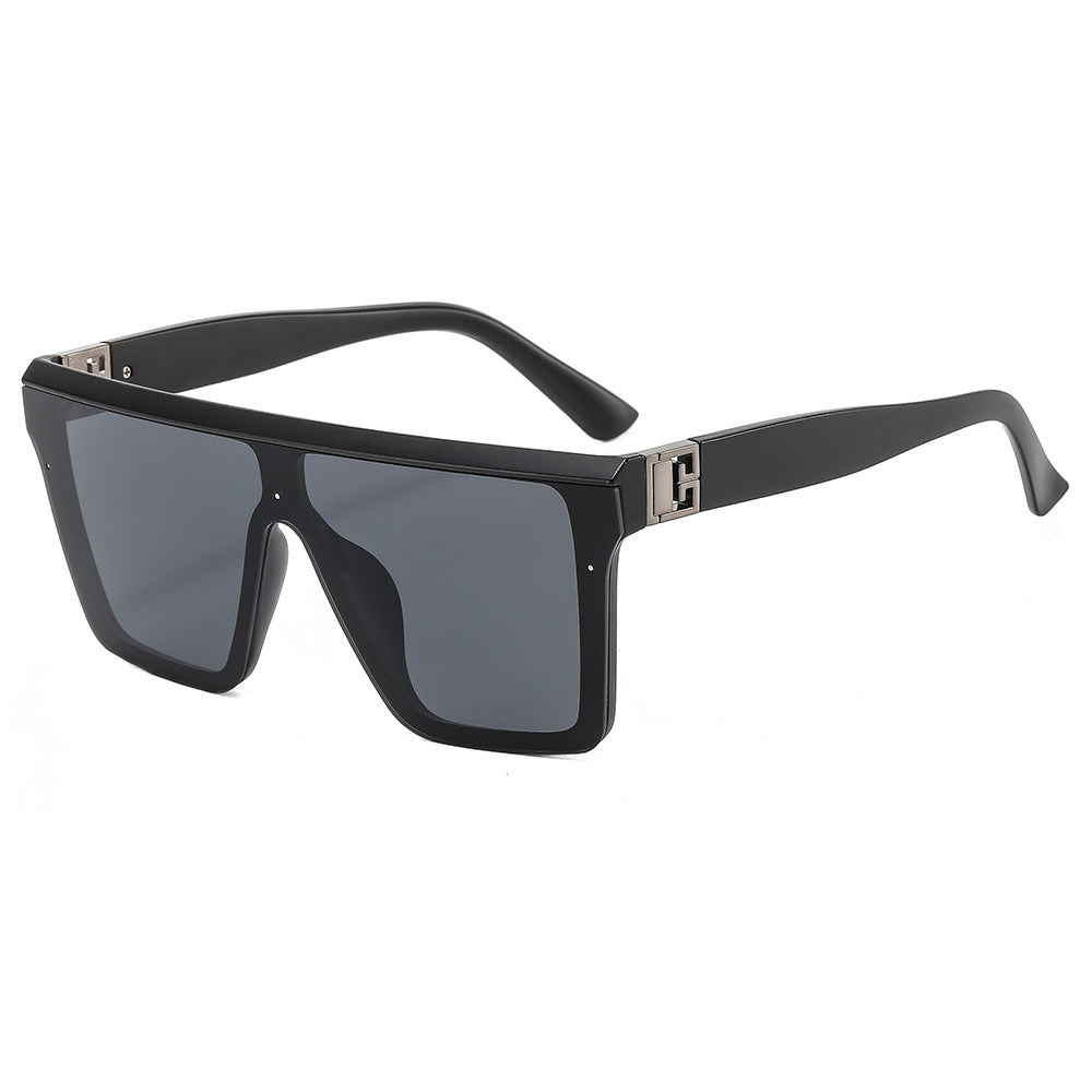 Damen oversized Sonnenbrille im trendigen Stil mit breiter Rahmenkonstruktion Karnz