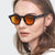 Damen runde Sonnenbrille mit elegantem Design und UV-Schutz Karnz