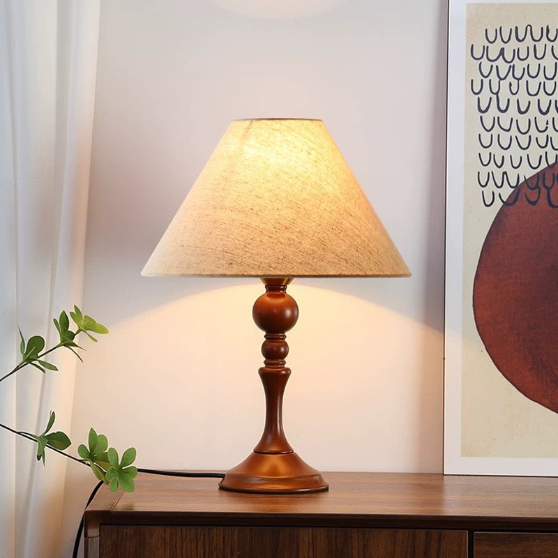 Zeitgenössische Blumendekorierte Tischlampe