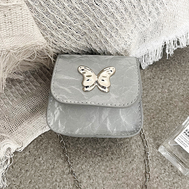 WoStylish Schmetterlingsverschluss Mini-Handtasche Karnz