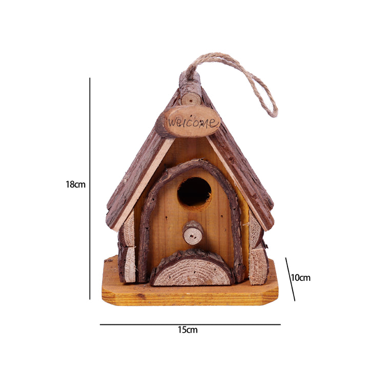 Dekorative Oden Vogelhaus Karnz