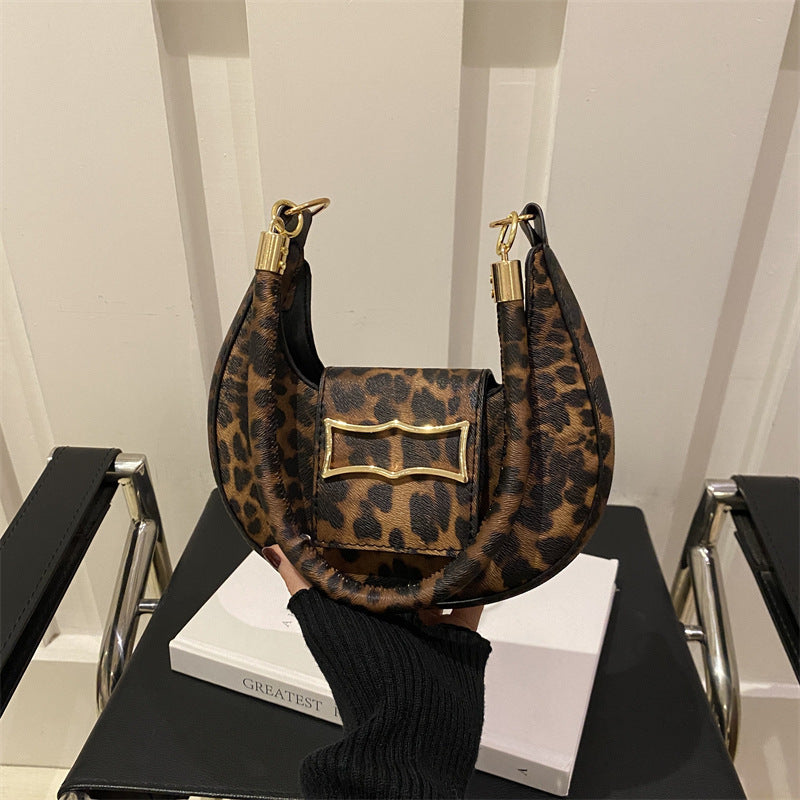 Stylische Leopardenmuster-Handtasche Karnz