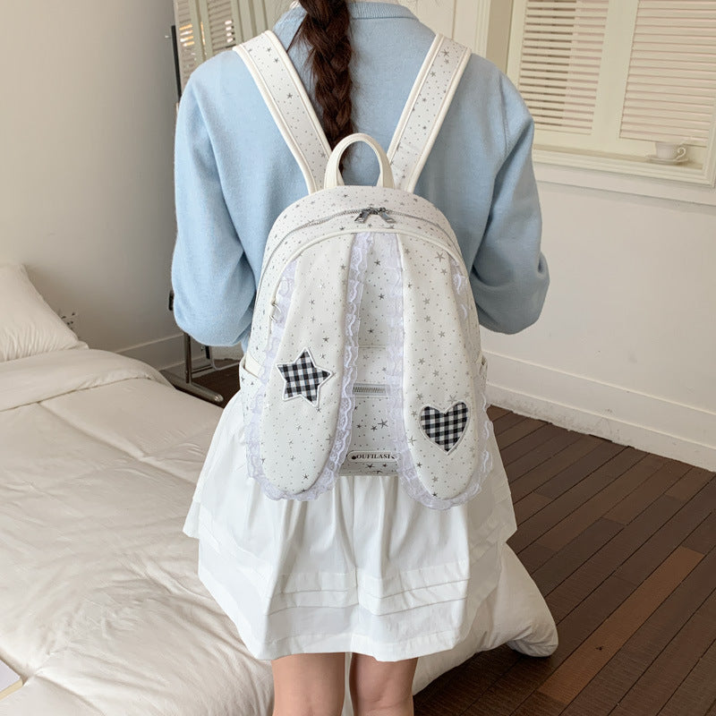 Verspielt Rucksack mit Hasenohren-Thema Karnz