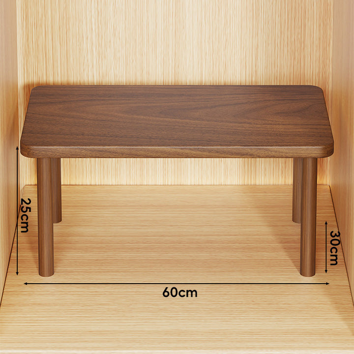 Verstellbarer Mehrhöhe Holz Monitorständer und Desktop Regal