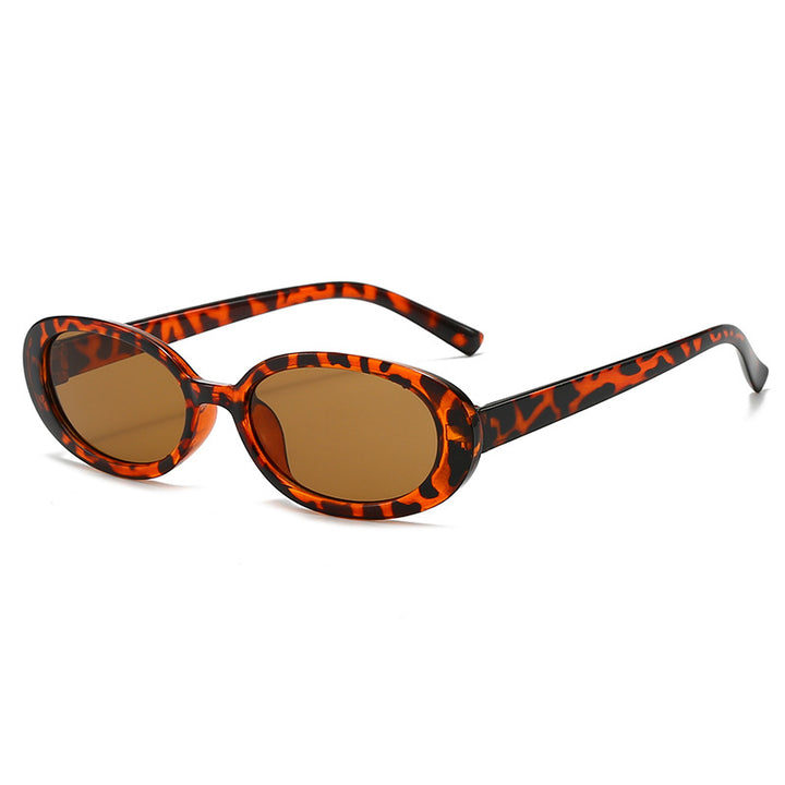 Retro Ovalrahmen Sonnenbrille