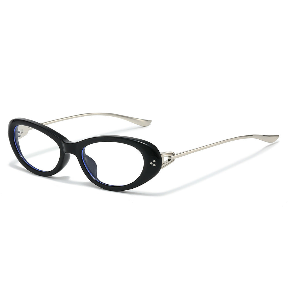 Elegante vintage-inspirierte ovale Sonnenbrille Karnz