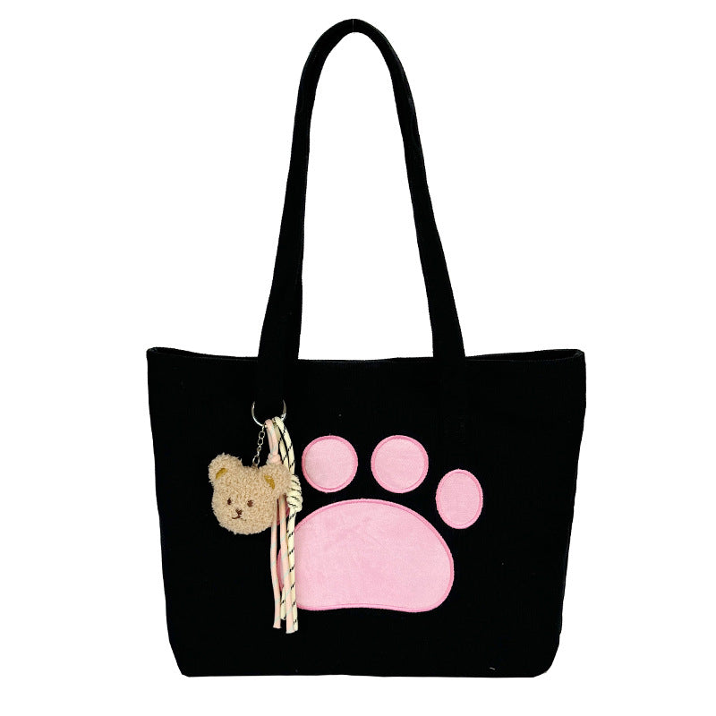 Süße Tierpfotenrucksacktasche