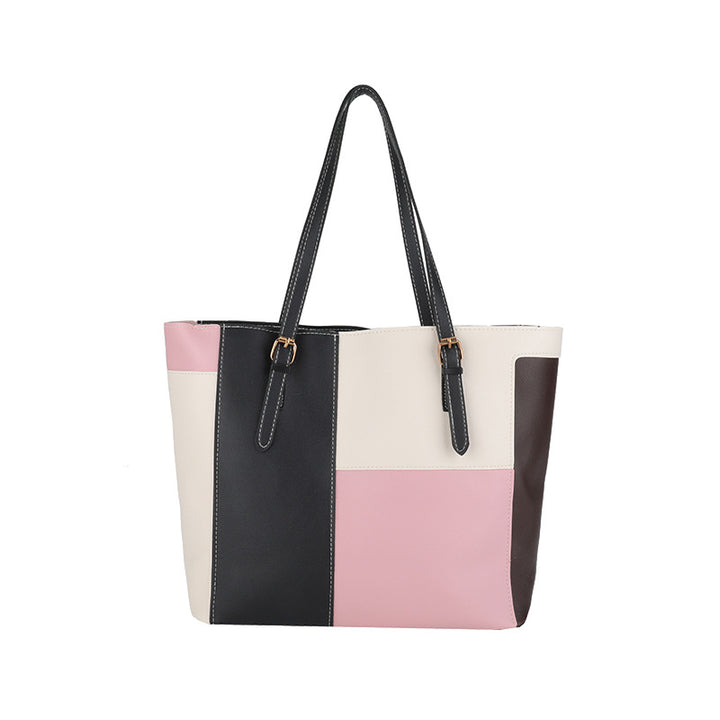 Stylische Farbblock-Tote-Bag Karnz