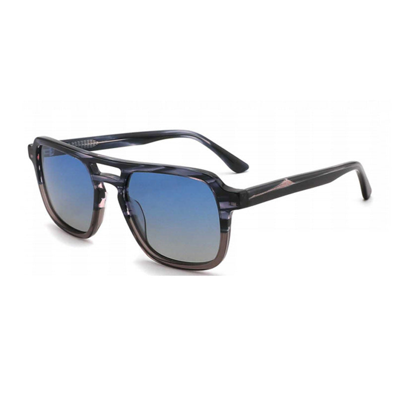 Damen Sonnenbrille mit robustem, stilisierten Kunststoffrahmen und harmonisch verlaufenden Gläsern Karnz