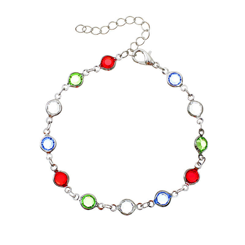 Bunte Edelsteinarmband Karnz
