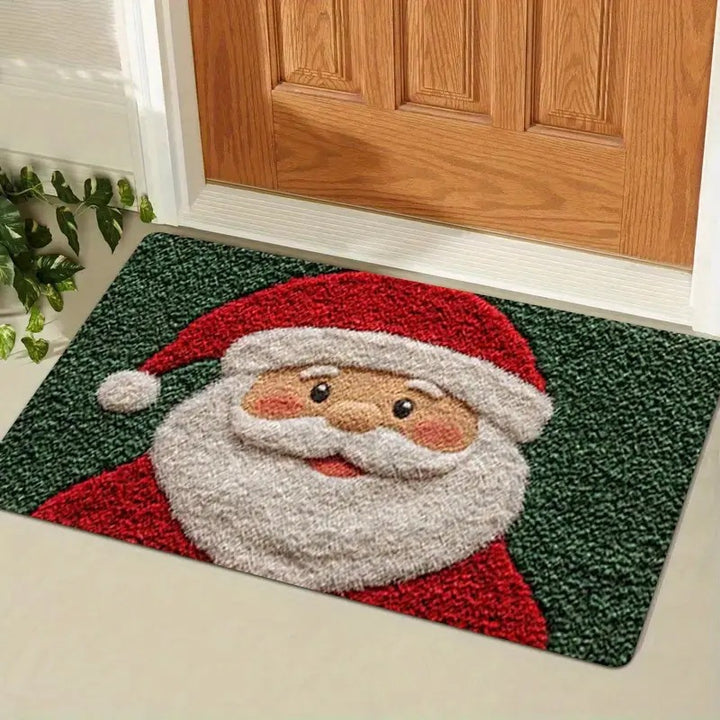 Festliche Weihnachtsmann-Themen Fußmatte für das Zuhause