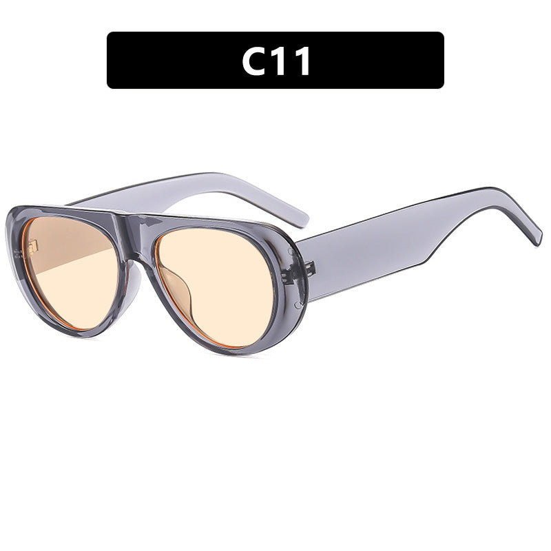 Damen zeitgenössische Sonnenbrille mit innovativem Design Karnz