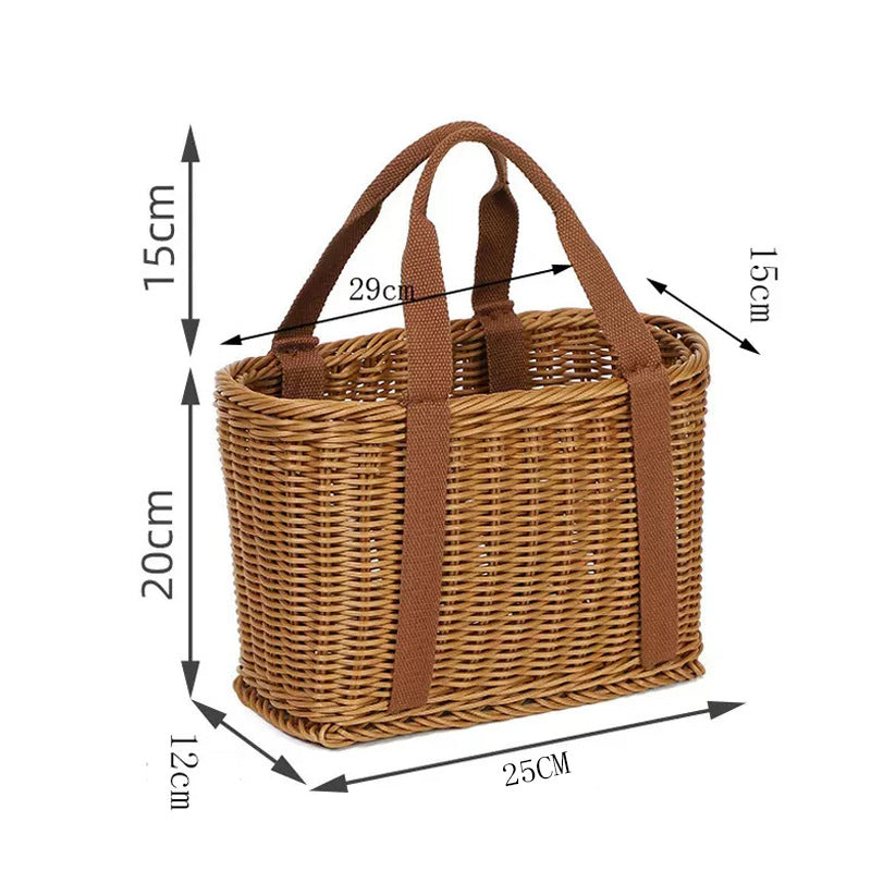 Eleganter Geflochtener Picknickkorb Karnz