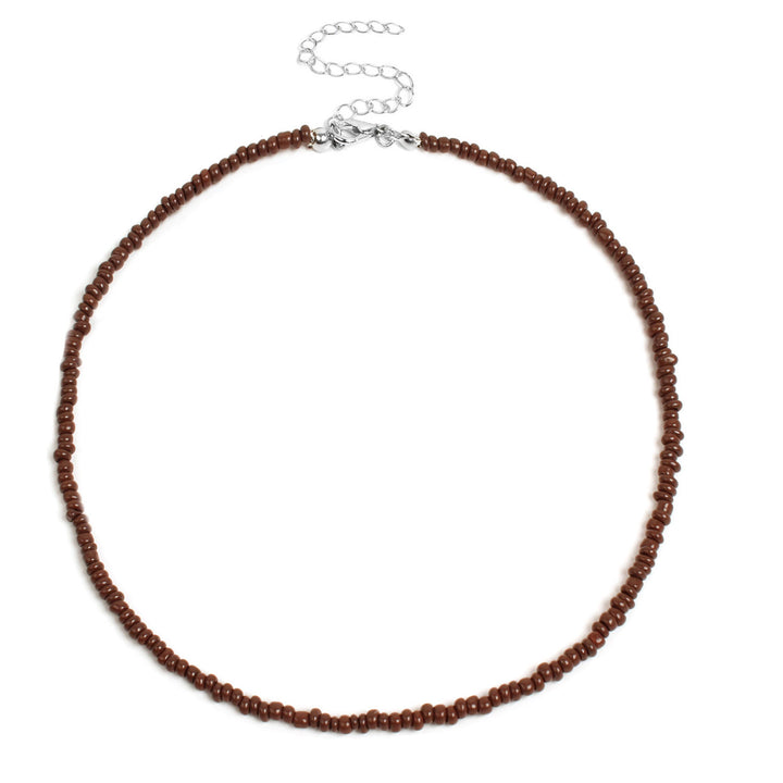Buntes Perlen-Choker-Halsband Karnz
