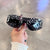 Damen sportliche Skibrille mit strassverziertem Rahmen Karnz