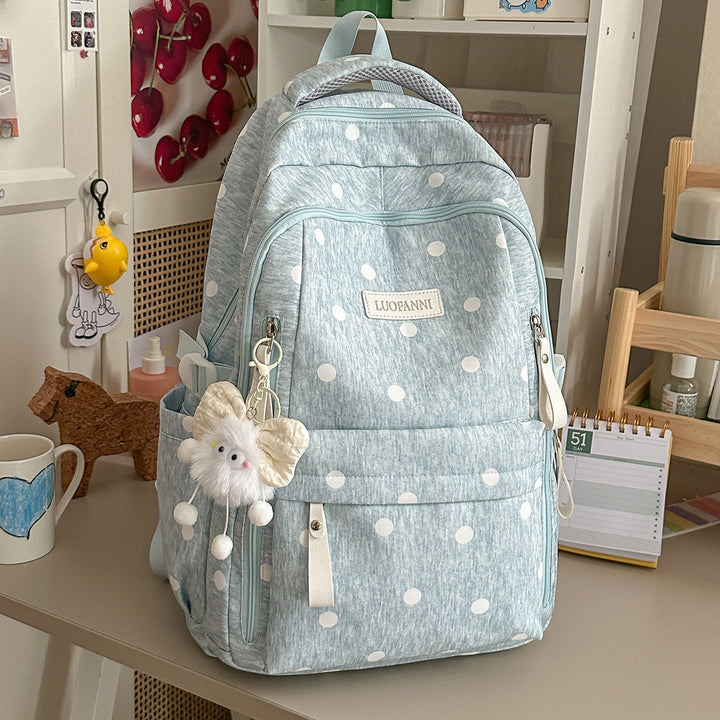 Stylische gepunktete Rucksack Karnz